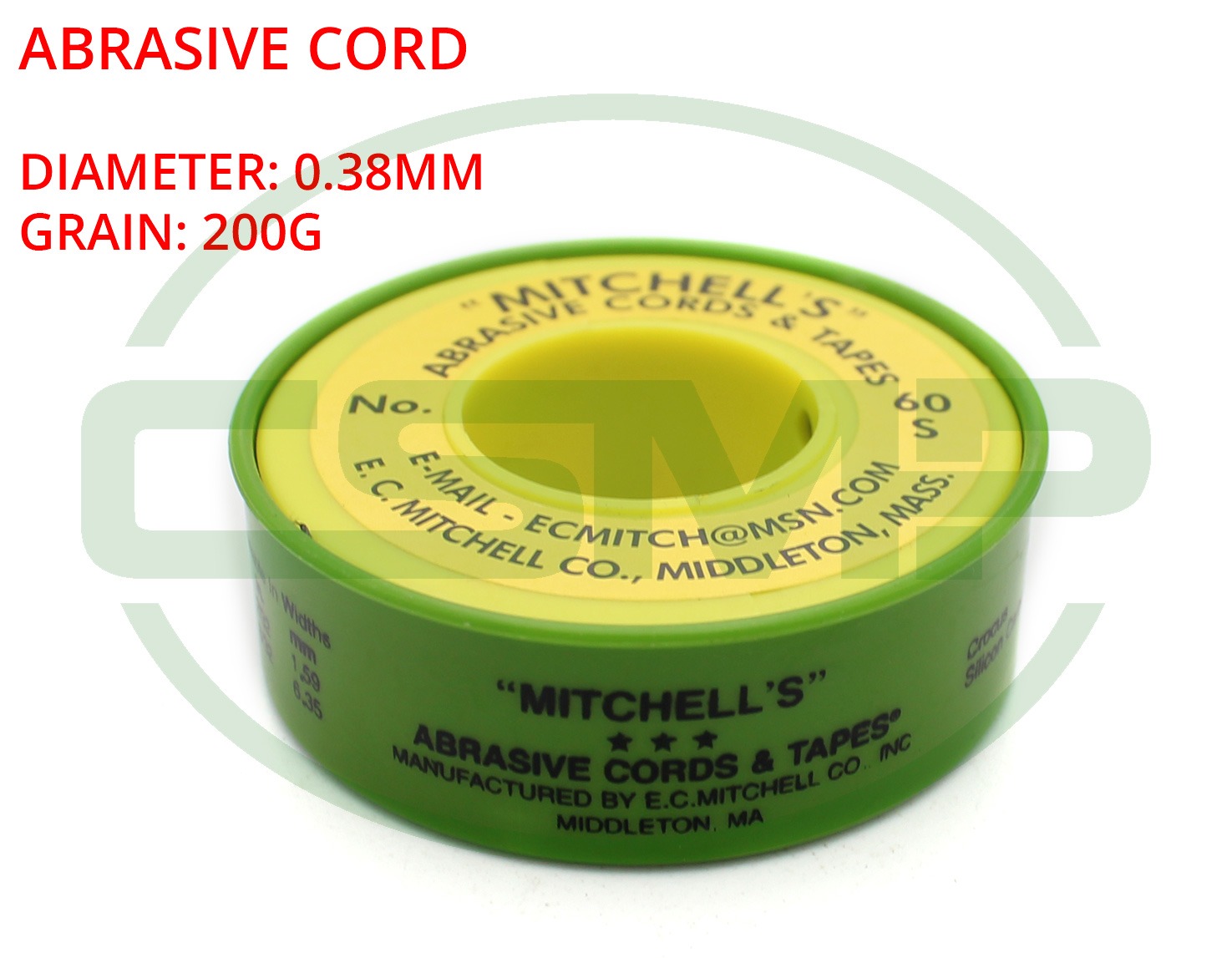 60-S MITCHELLS SILICONE CARBIDE CORD 0.38mm 200g