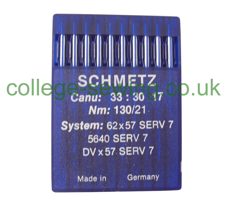 62X57 SERV7 SIZE 130 PACK OF 10 NEEDLES SCHMETZ