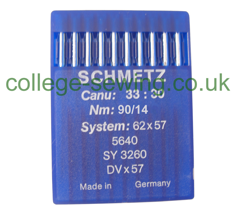 62X57 SIZE 90 PACK OF 10 NEEDLES SCHMETZ