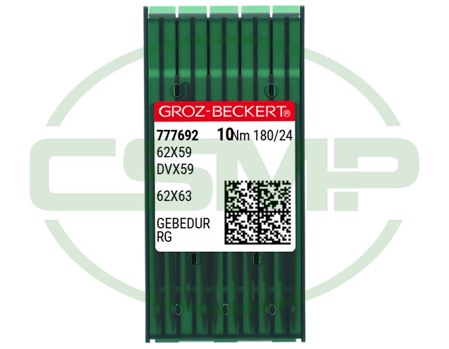 62X59 GEBEDUR SIZE 180 PACK OF 10 NEEDLES GROZ BECKERT