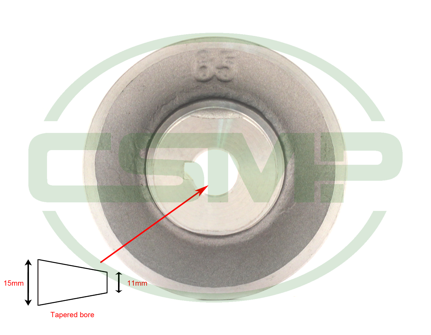 65MM PULLEY TAPERED BORE