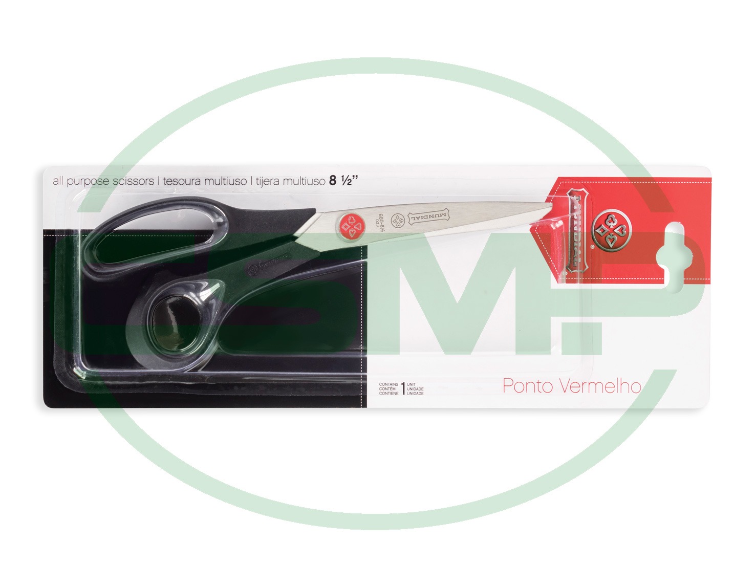 660 8-1/2" MULTI-USE SCISSOR MUNDIAL RED DOT