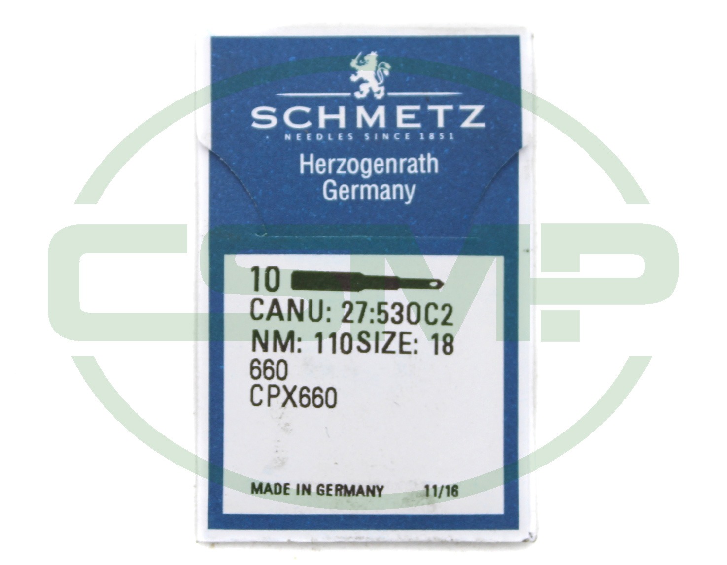 660 SIZE 110 PACK OF 10 NEEDLES SCHMETZ