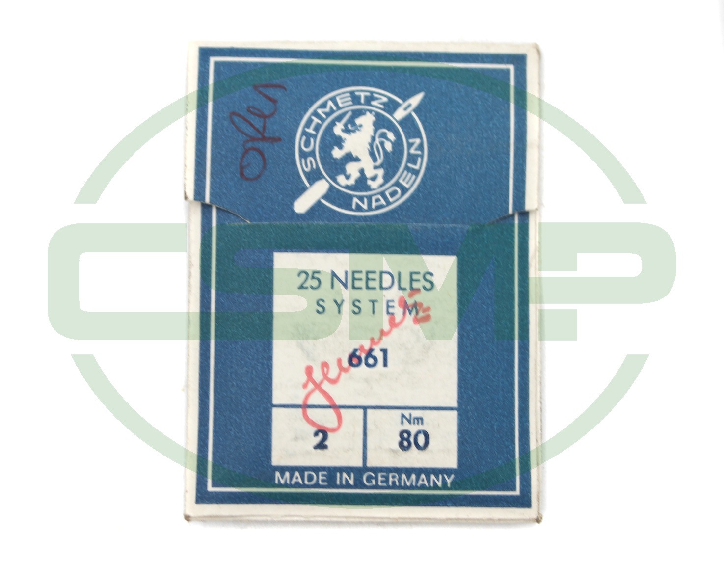 661 SIZE 80 PACK OF 10 NEEDLES SCHMETZ DISCONTINUED