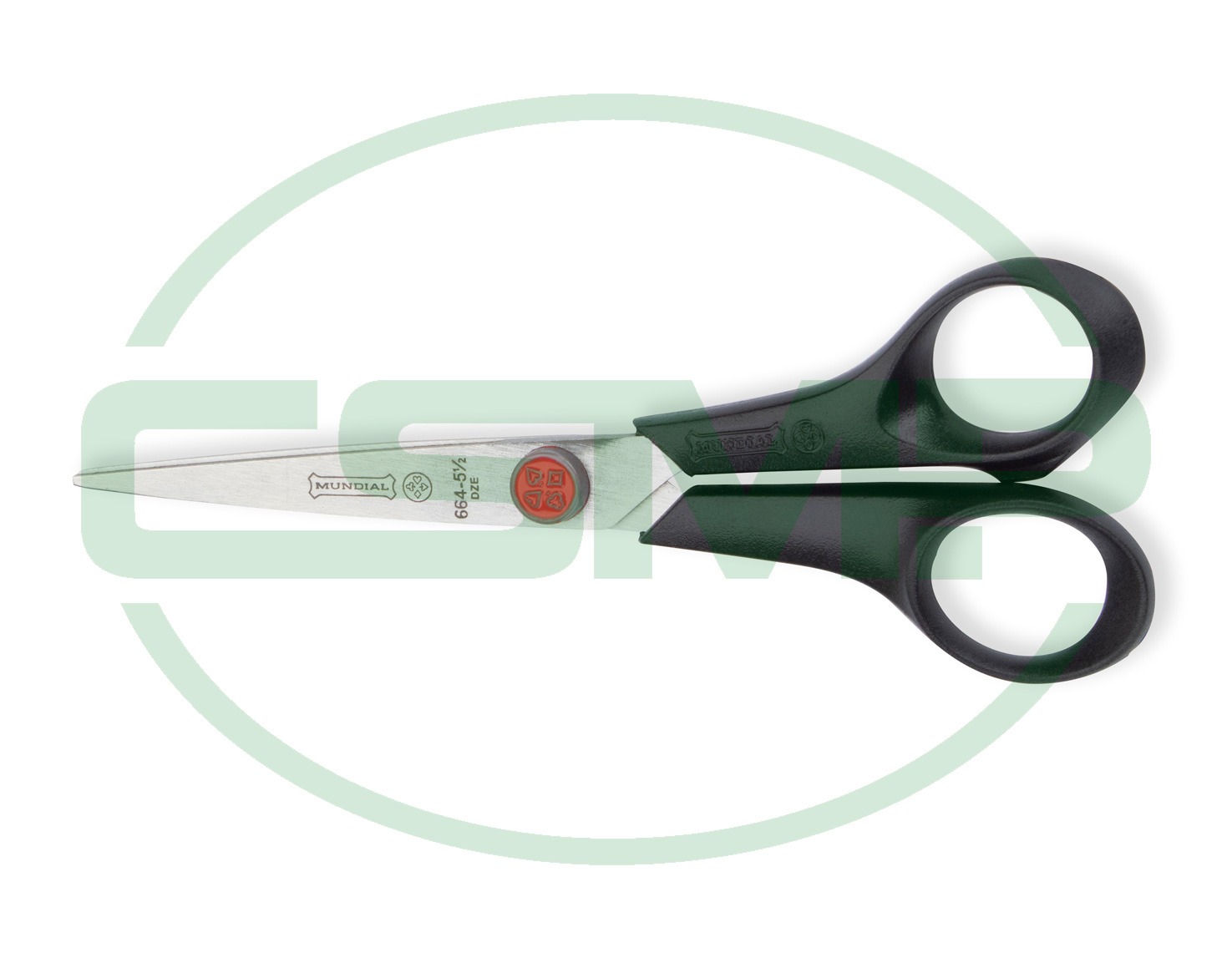 664 5-1/2" MULTI-USE SCISSOR MUNDIAL RED DOT