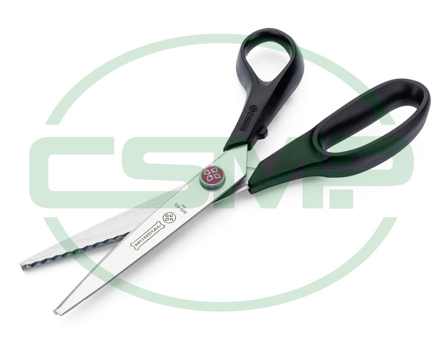 665 8-1/2" PINKING SHEARS MUNDIAL RED DOT