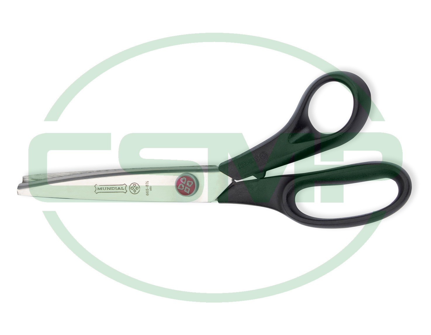 665 8-1/2" PINKING SHEARS MUNDIAL RED DOT