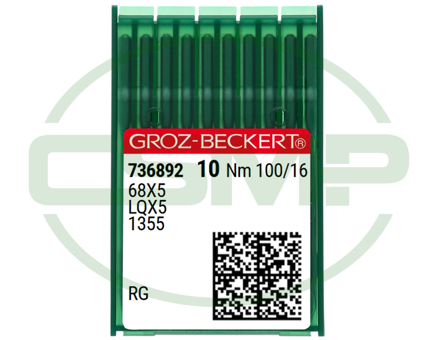 68X5 SIZE 100 PACK OF 10 NEEDLES GROZ BECKERT