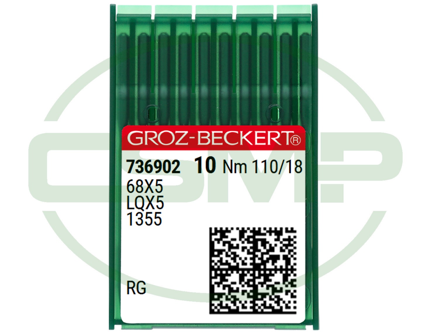 68X5 SIZE 110 PACK OF 10 NEEDLES GROZ BECKERT
