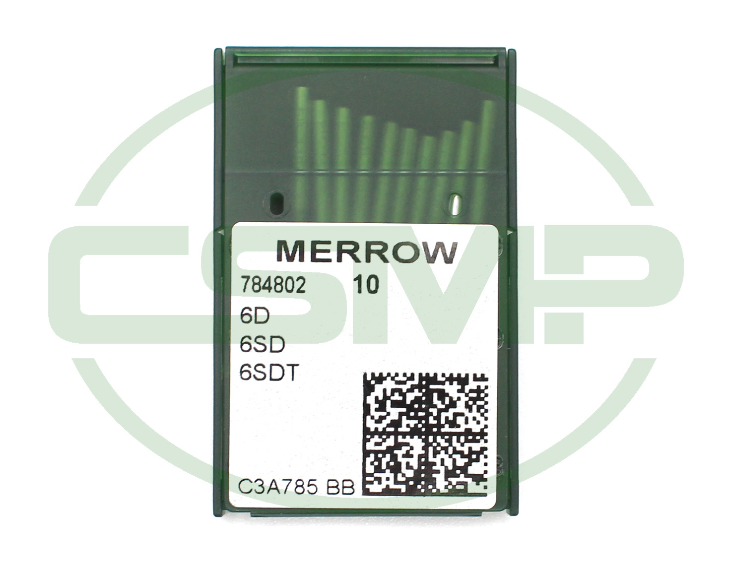 6SDT PACK OF 10 MERROW NEEDLES SIZE 6 NM120/19