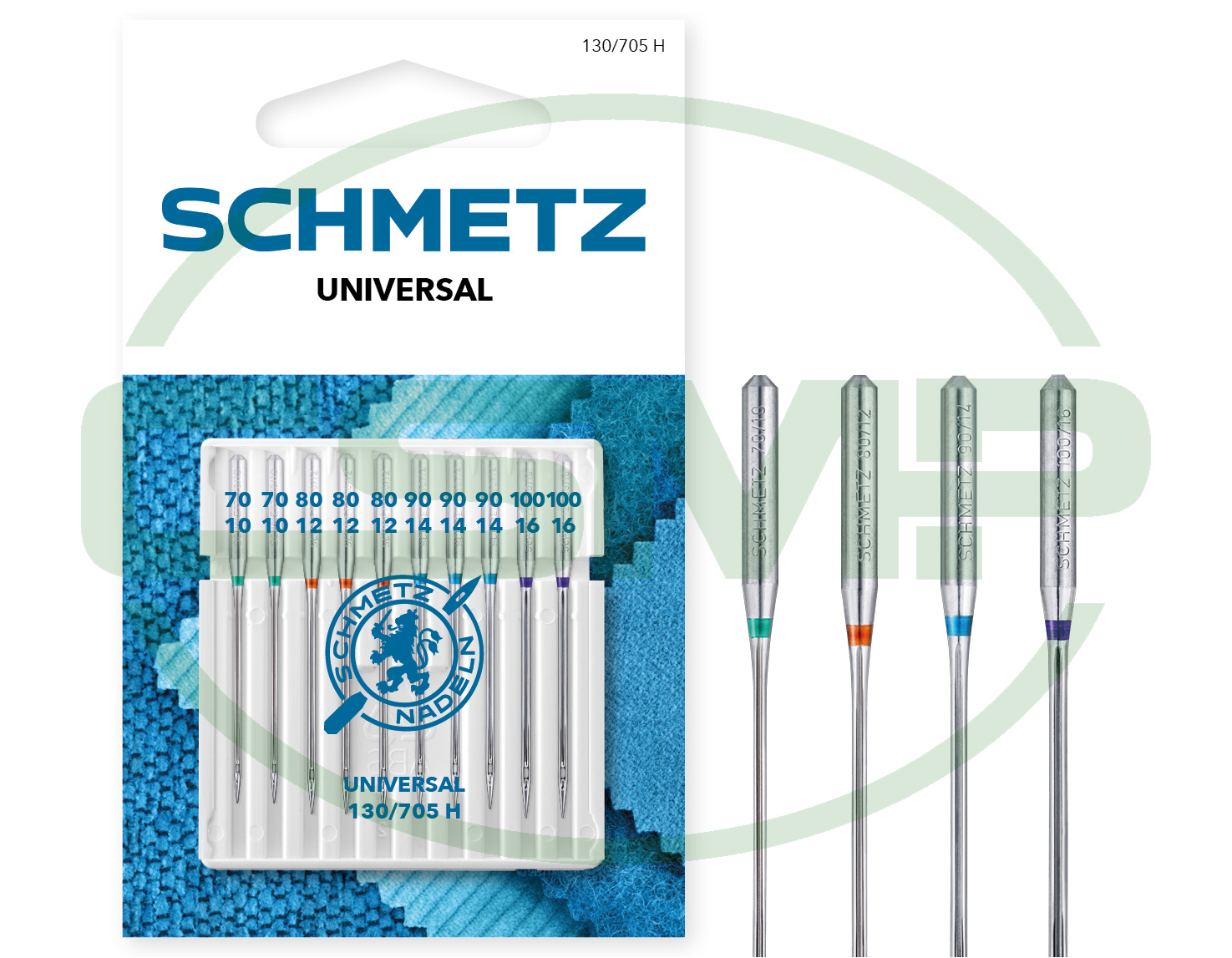 SCHMETZ UNIVERSAL SIZE 70-100 PACK OF 10 CARDED