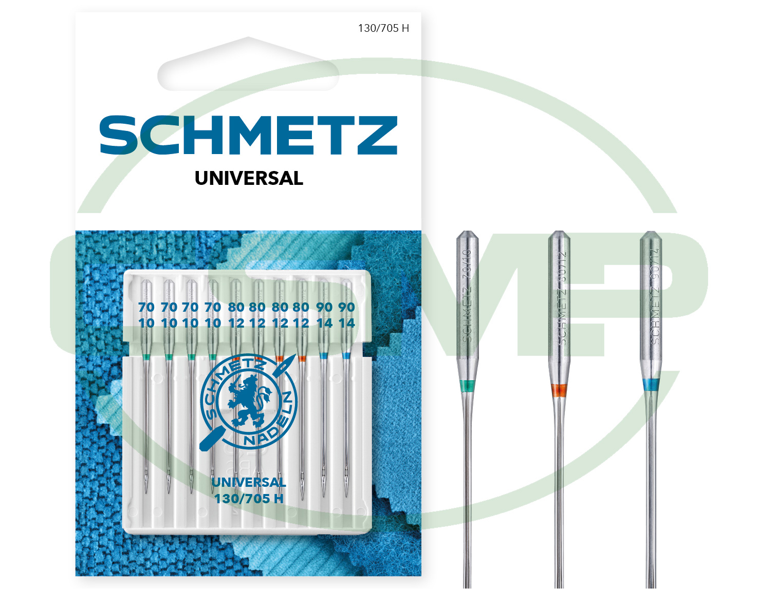SCHMETZ UNIVERSAL SIZE 70-90 PACK OF 10 CARDED