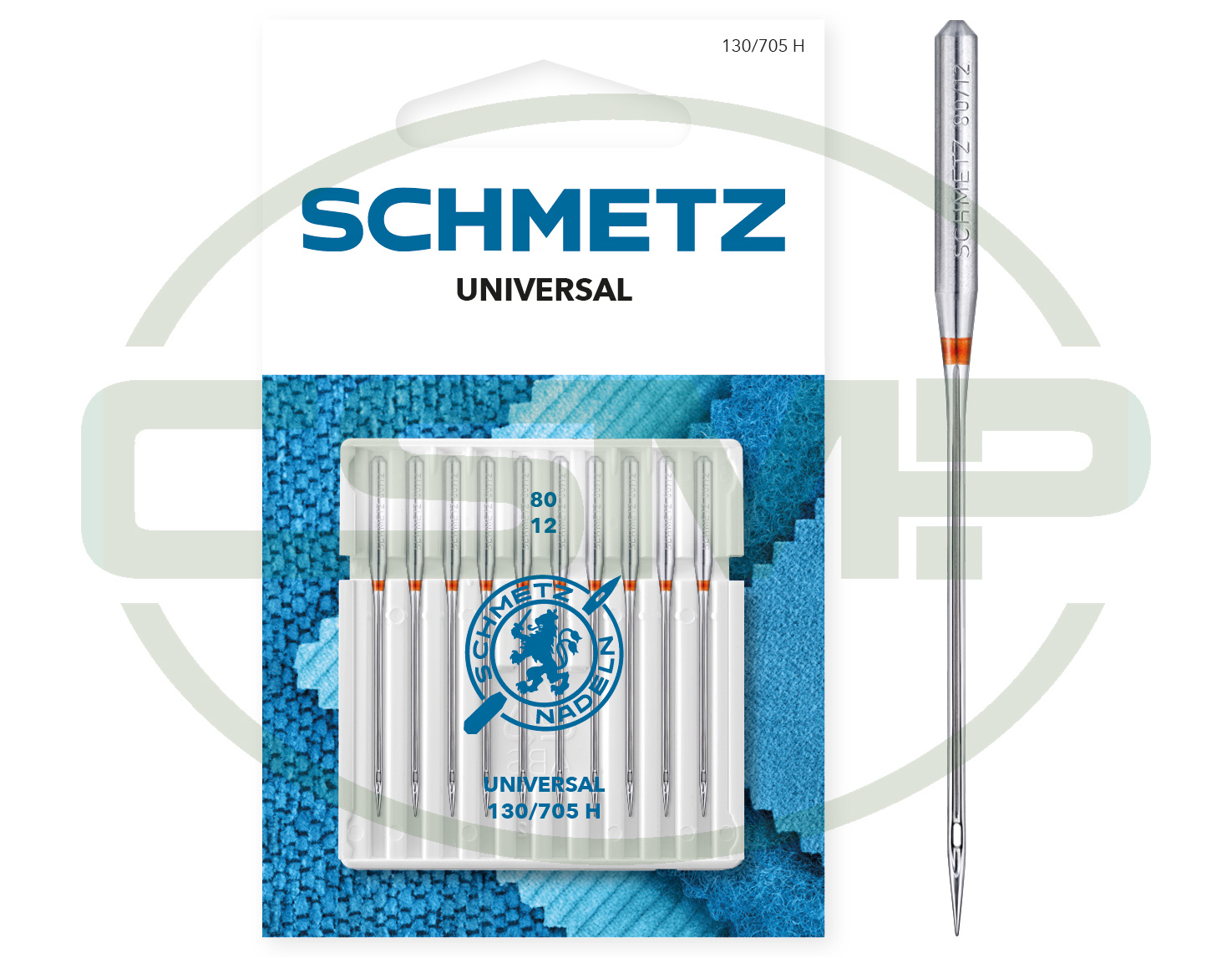 SCHMETZ UNIVERSAL SIZE 80 PACK OF 10 CARDED