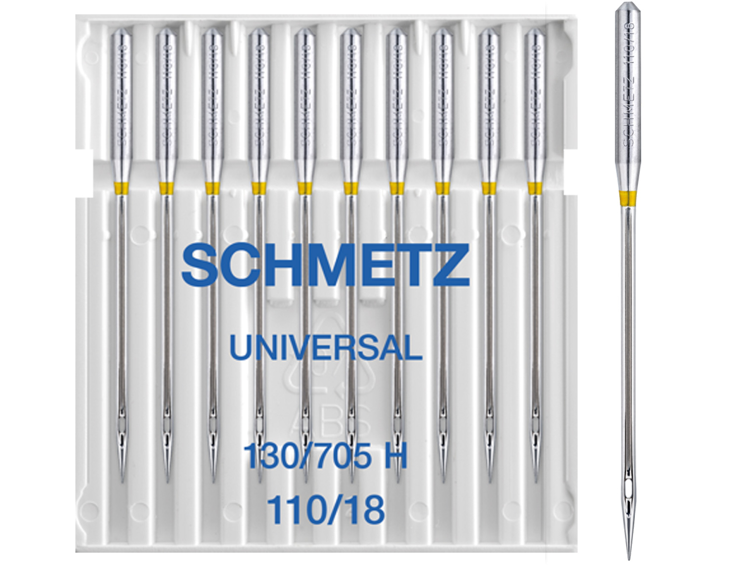 705 UNIVERSAL B10 SIZE 110/18 PACK OF 10 NEEDLES
