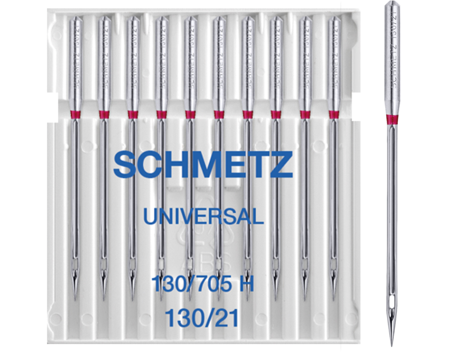 705 UNIVERSAL B10 SIZE 130/21 PACK OF 10 NEEDLES