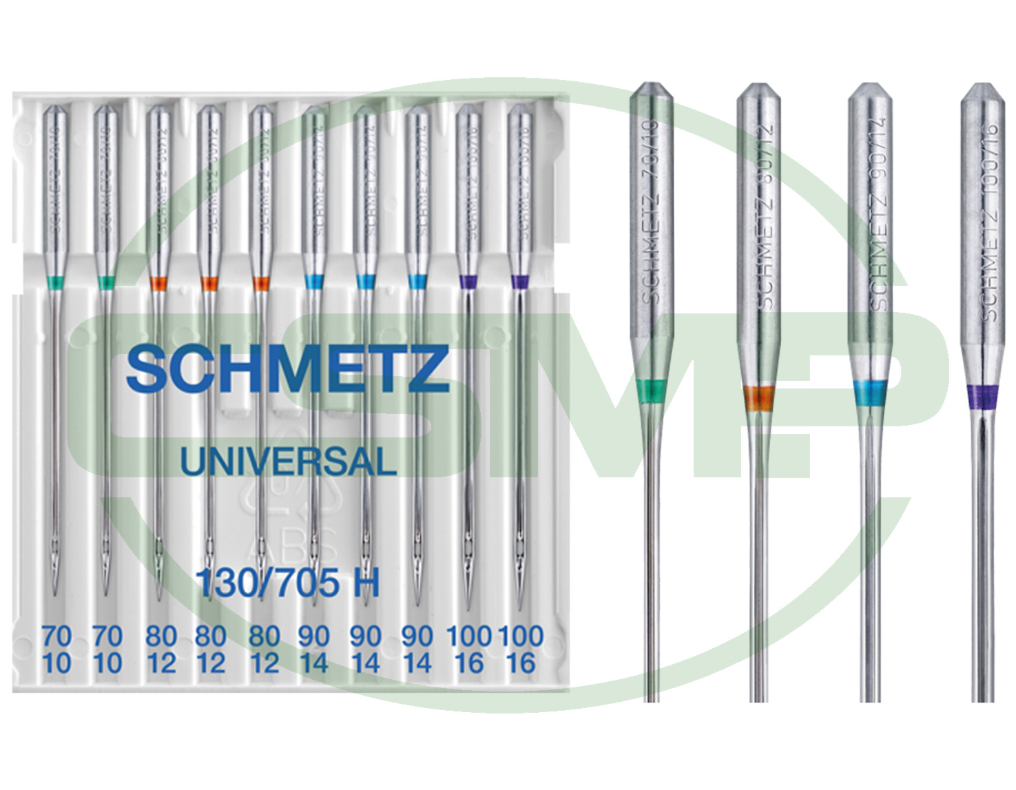 705 UNIVERSAL B10 SIZE 70/10 - 100/16 PACK OF 10 NEEDLES