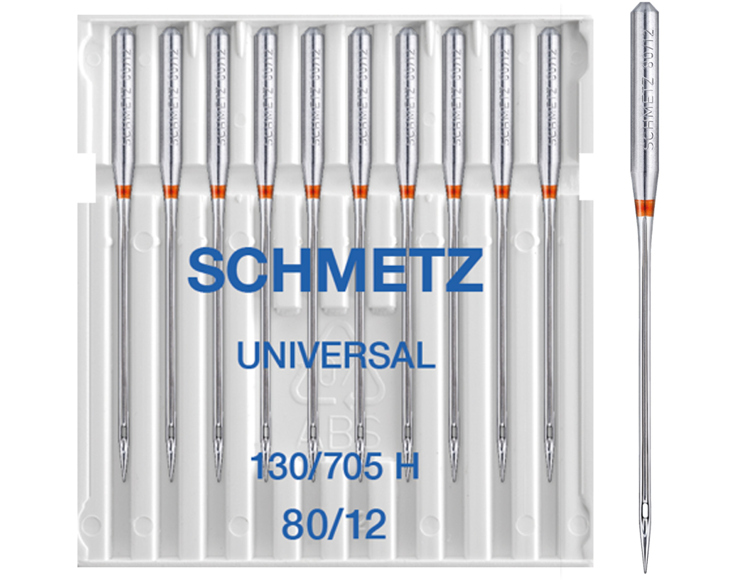 705 UNIVERSAL B10 SIZE 80/12 PACK OF 10 NEEDLES