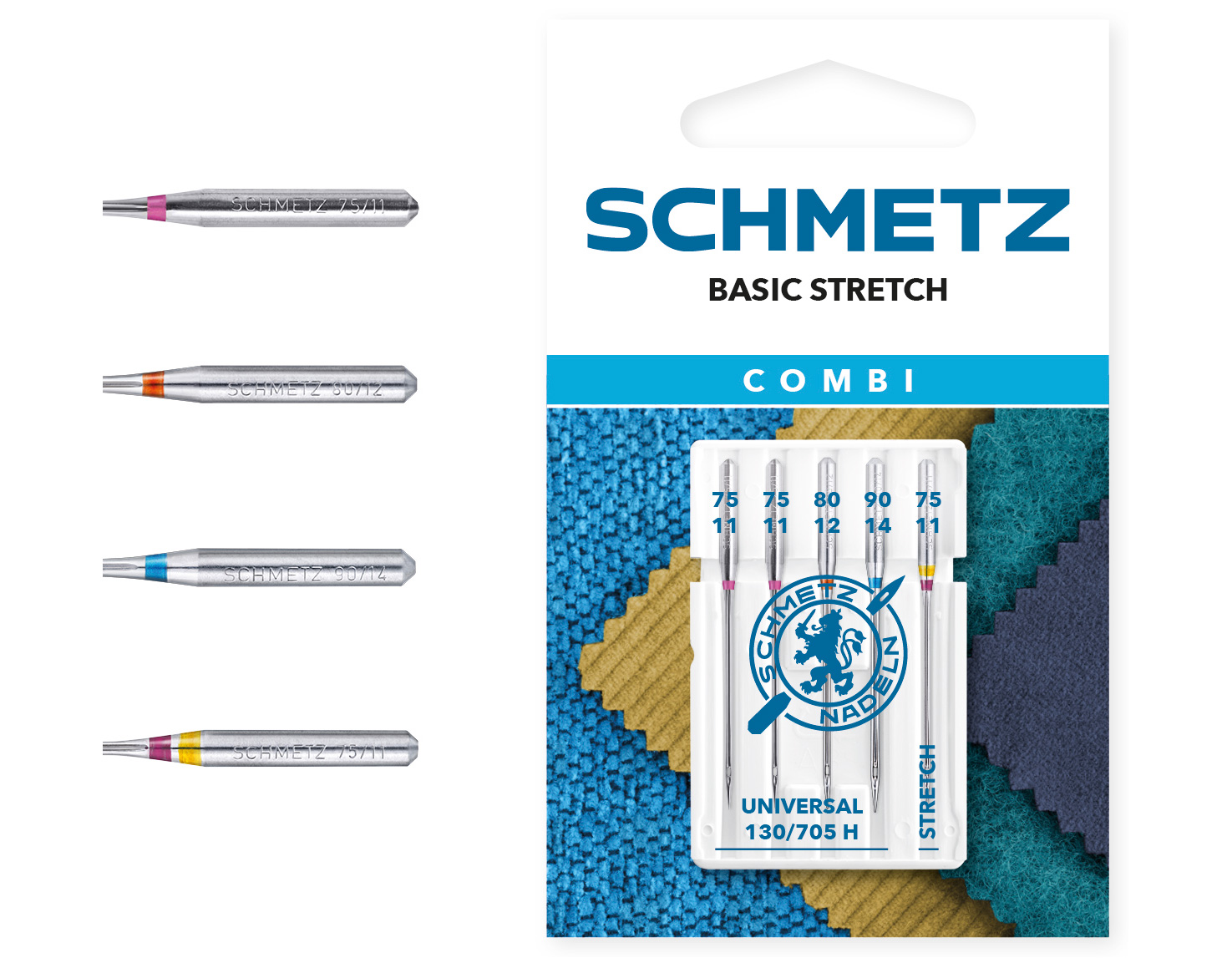 SCHMETZ COMBI BASIC STRETCH PACK OF 5 CARDED