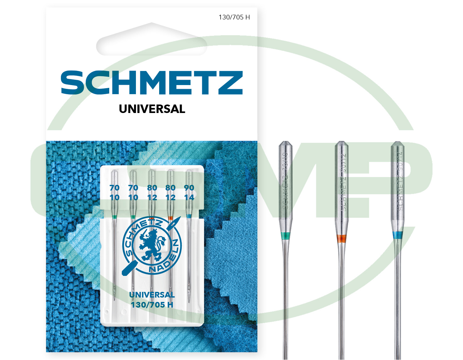 SCHMETZ UNIVERSAL SIZE 70-90 PACK OF 5 CARDED