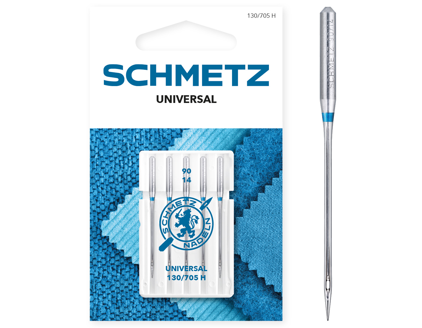 SCHMETZ UNIVERSAL SIZE 90 PACK OF 5 CARDED