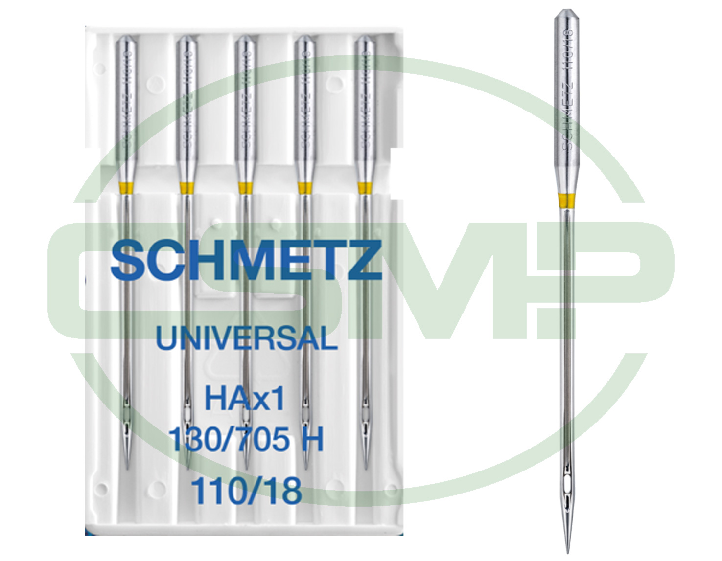 SCHMETZ UNIVERSAL SIZE 110 PACK OF 5 NEEDLES