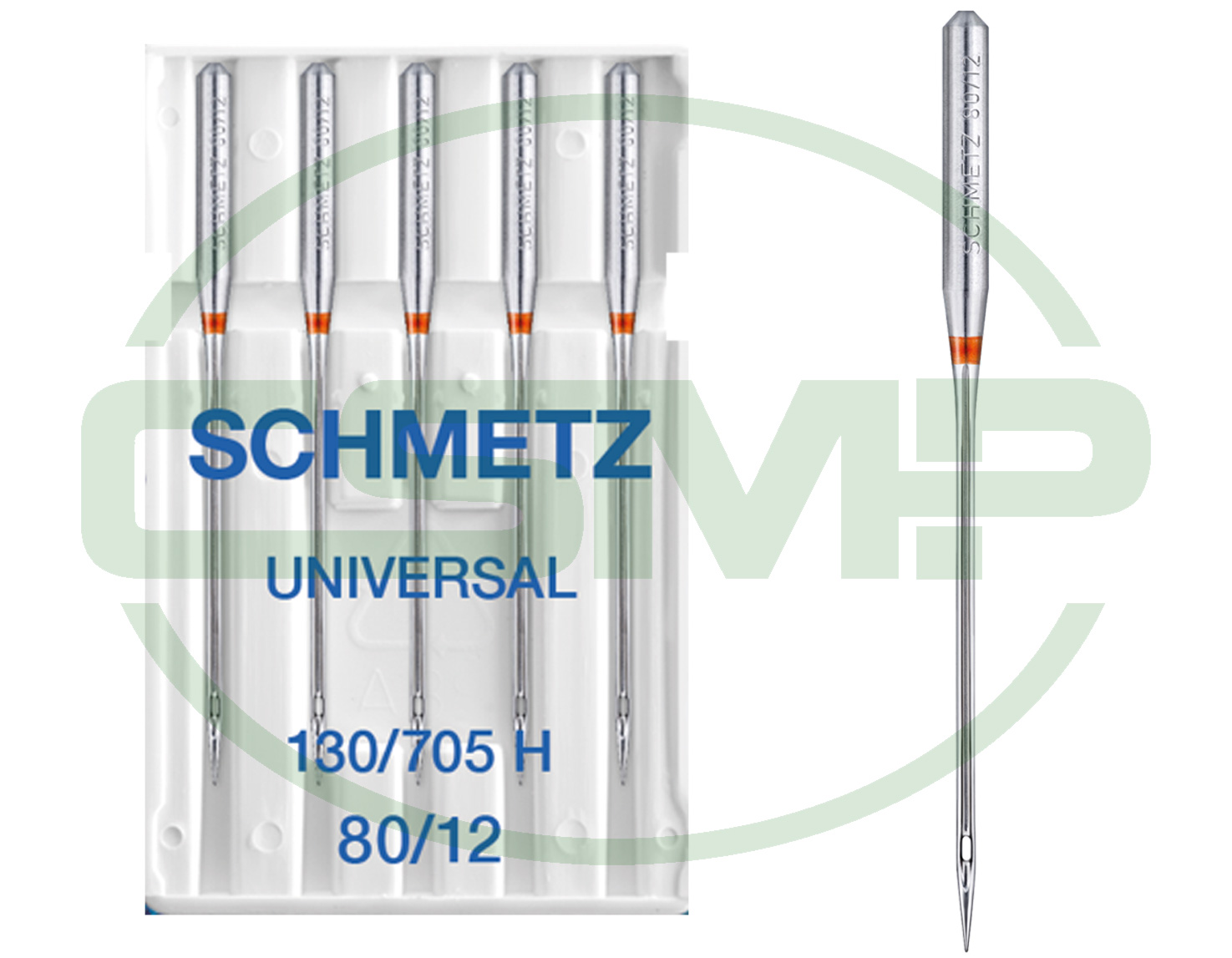 SCHMETZ UNIVERSAL SIZE 80 PACK OF 5 NEEDLES
