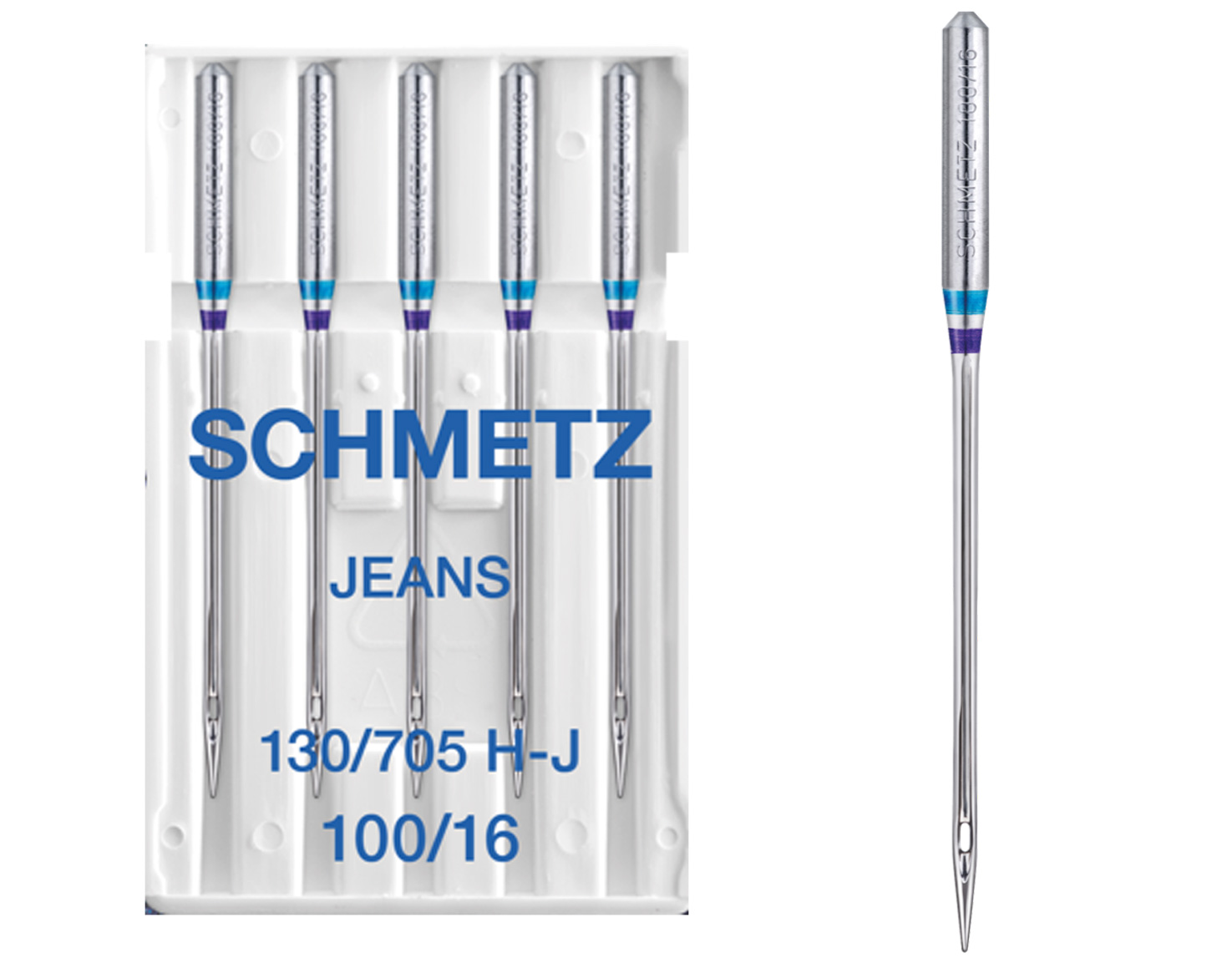 SCHMETZ JEANS SIZE 100 PACK OF 5 NEEDLES