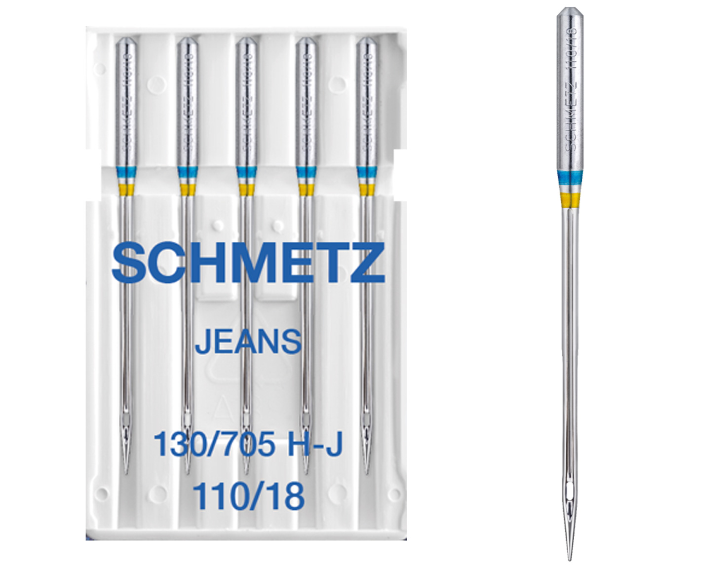 SCHMETZ JEANS SIZE 110 PACK OF 5 NEEDLES