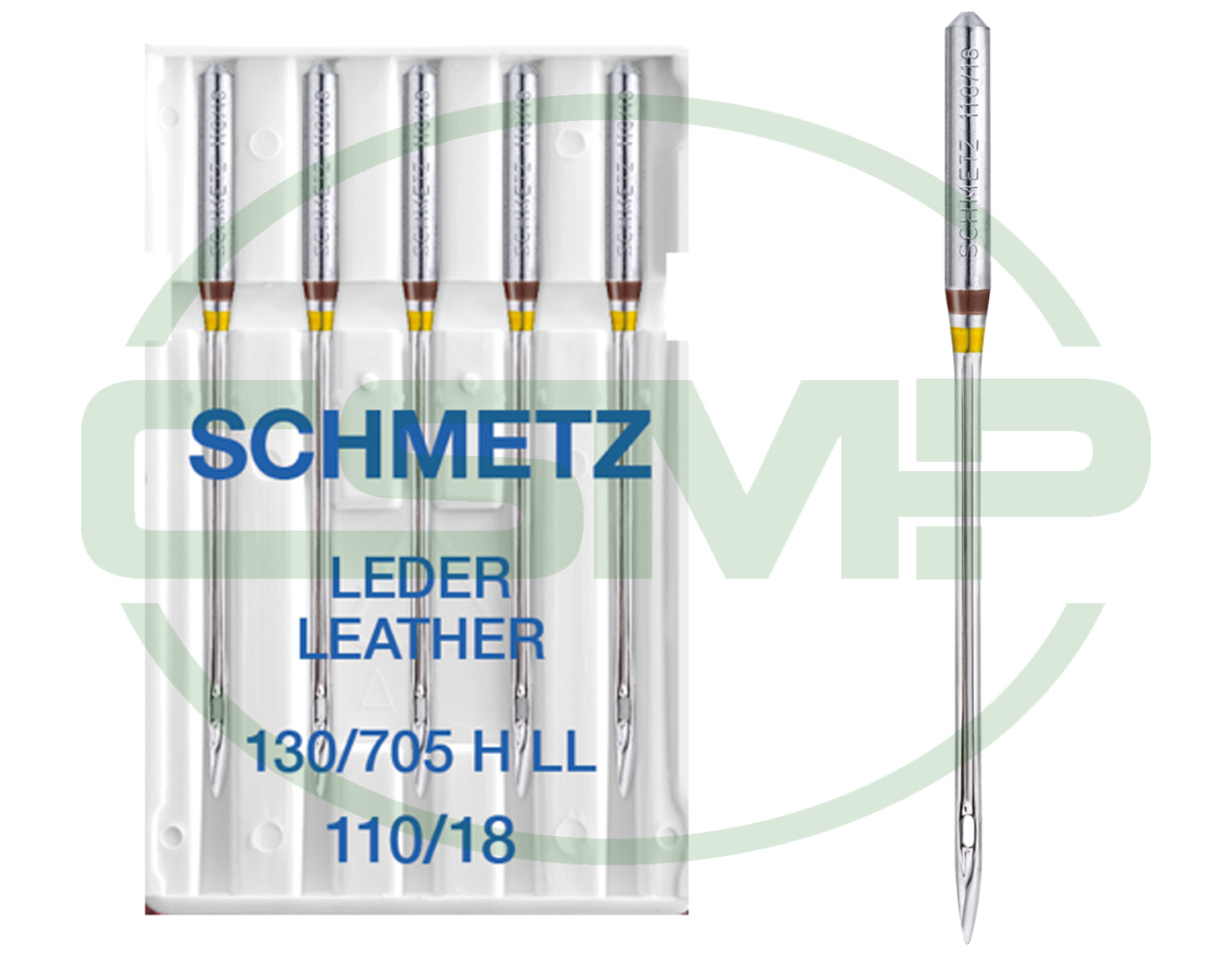 SCHMETZ LEATHER SIZE 110 PACK OF 5 NEEDLES