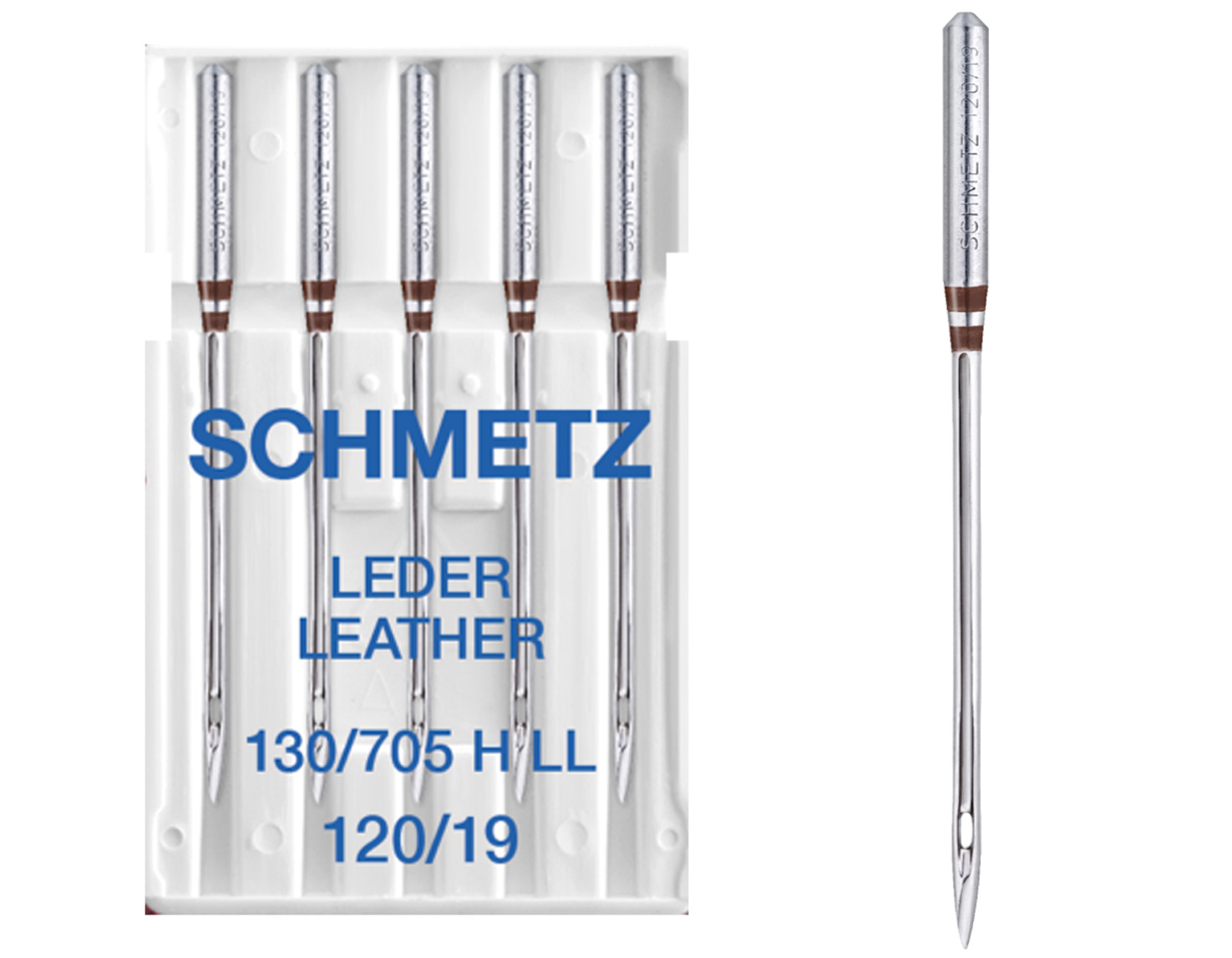 SCHMETZ LEATHER SIZE 120 PACK OF 5 NEEDLES