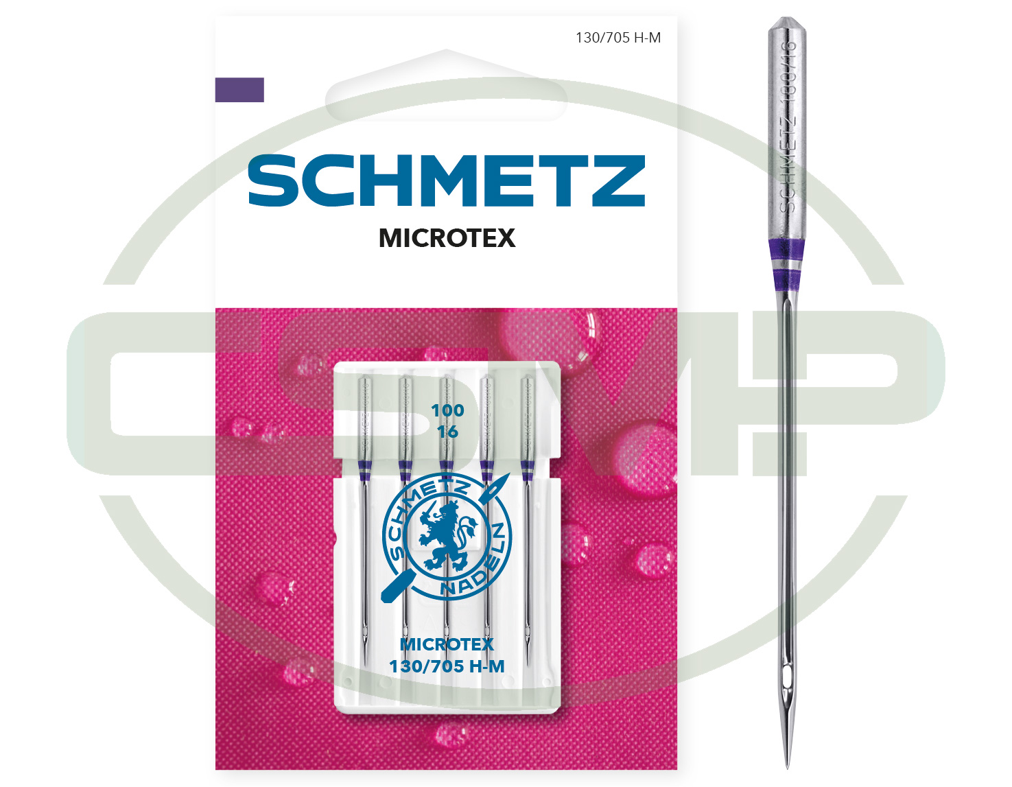 SCHMETZ MICROTEX SIZE 100 PACK OF 5 CARDED