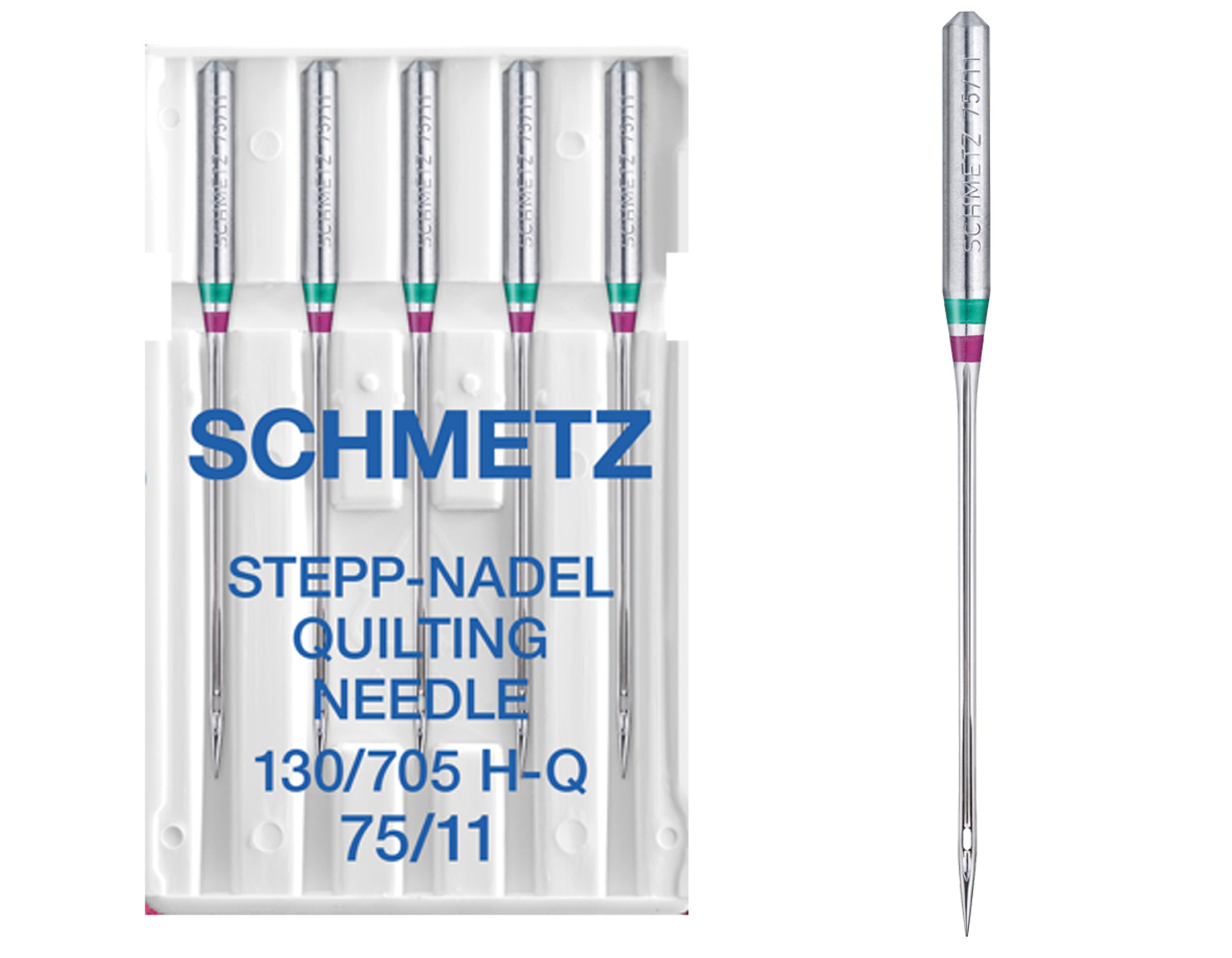 SCHMETZ QUILTING SIZE 75 PACK OF 5 NEEDLES