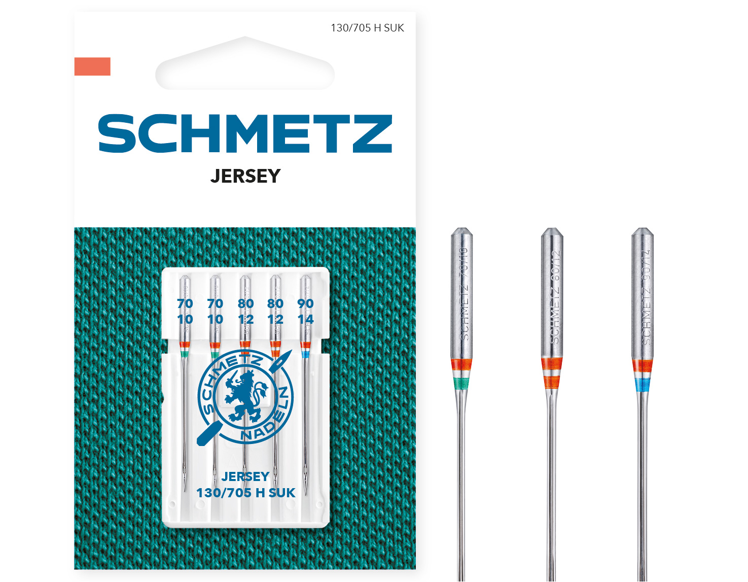 SCHMETZ BALLPOINT SIZE 70-90 PACK OF 5 CARDED