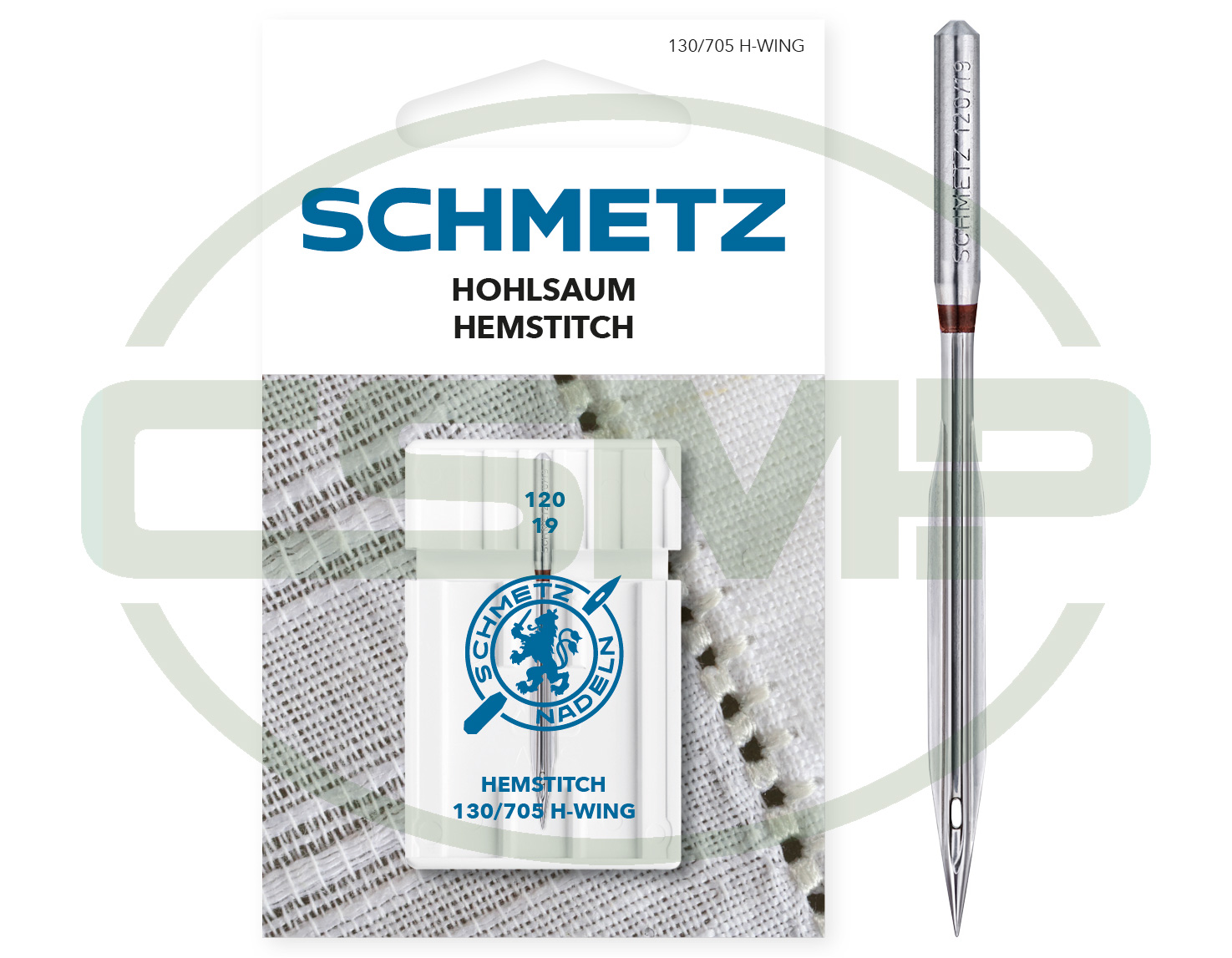 SCHMETZ WING NEEDLE SIZE 120 CARDED