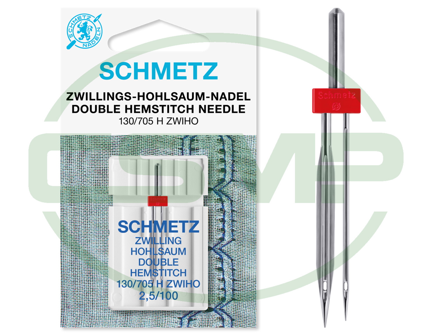 SCHMETZ DOUBLE WING 2.5MM SIZE 100 PACK OF 1 CARDED