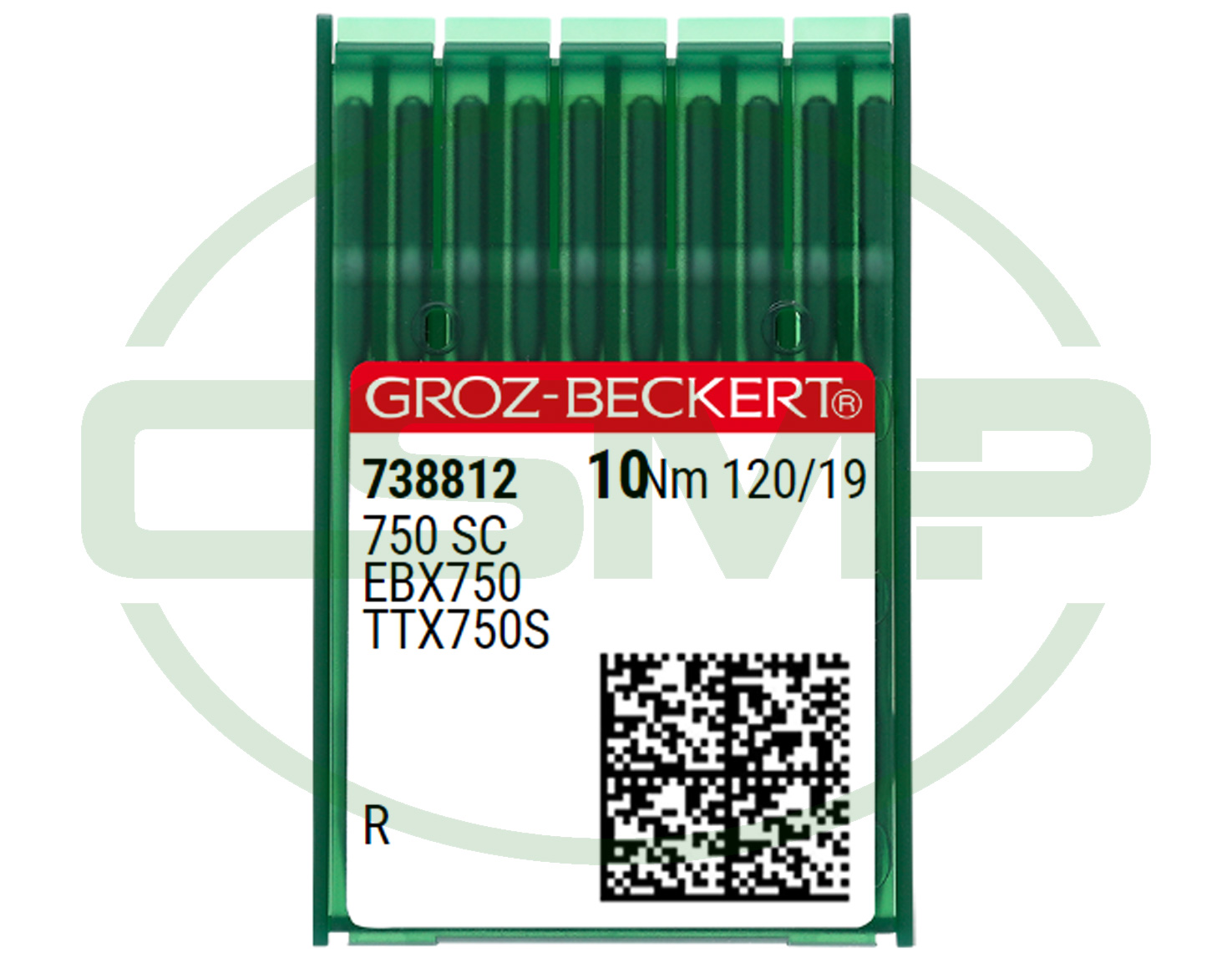 750SC SIZE 120 PACK OF 10 NEEDLES GROZ BECKERT