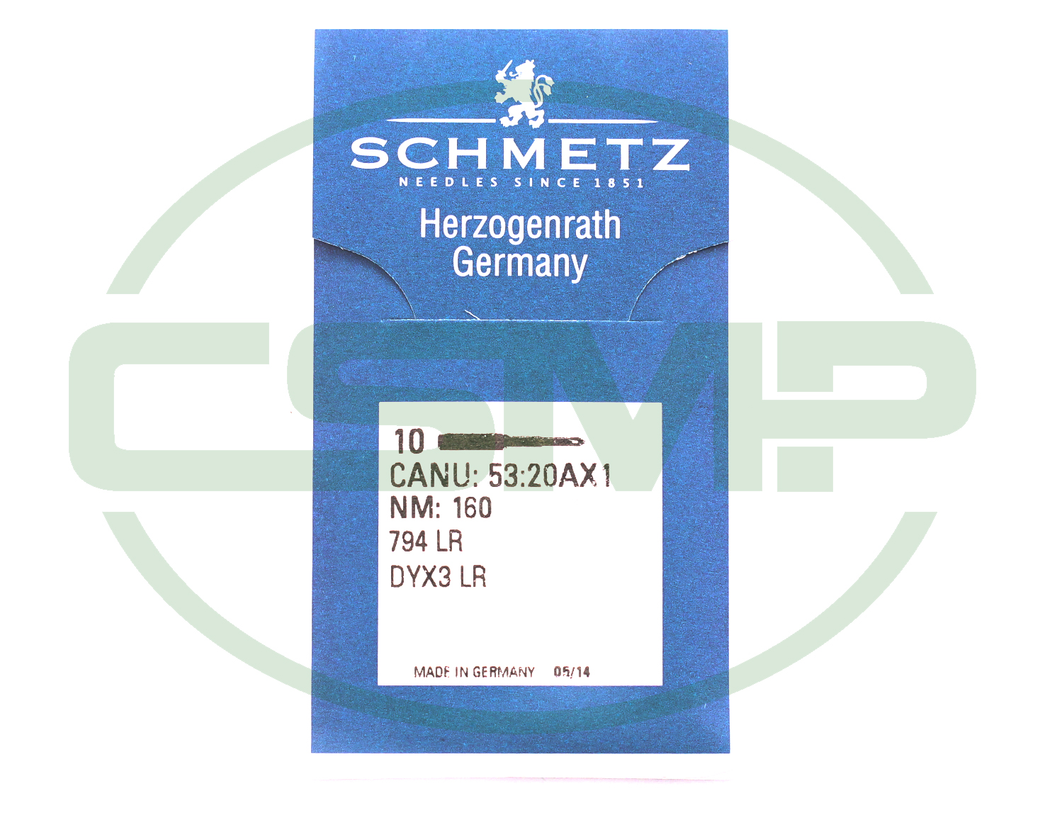 794LR SIZE 160 PACK OF 10 NEEDLES SCHMETZ