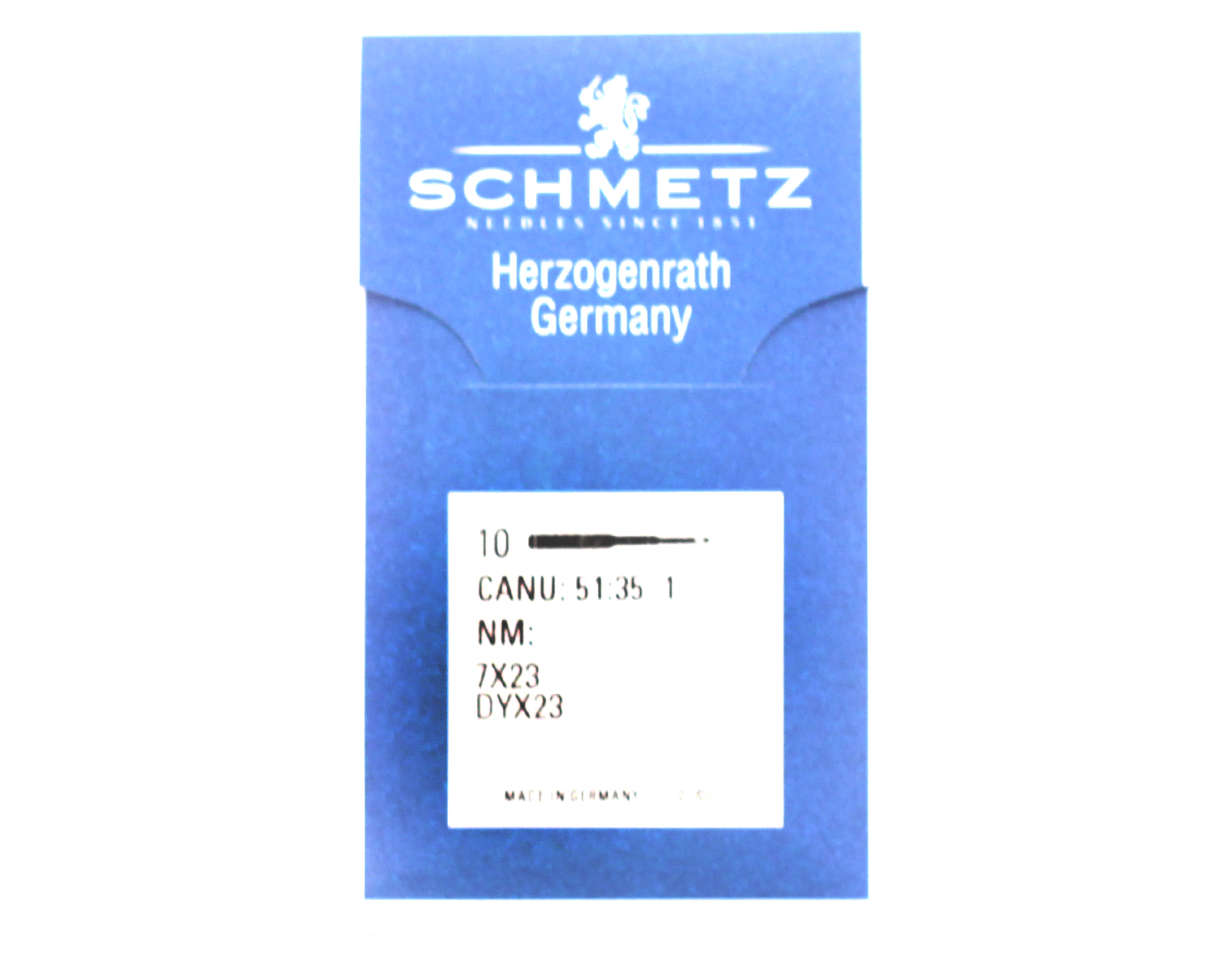 7X23 SIZE 140 PACK OF 10 NEEDLES SCHMETZ