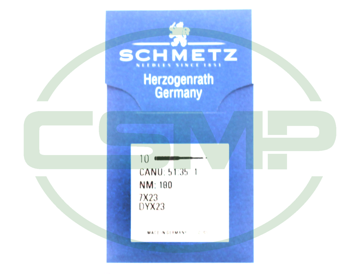7X23 SIZE 180 PACK OF 10 NEEDLES SCHMETZ