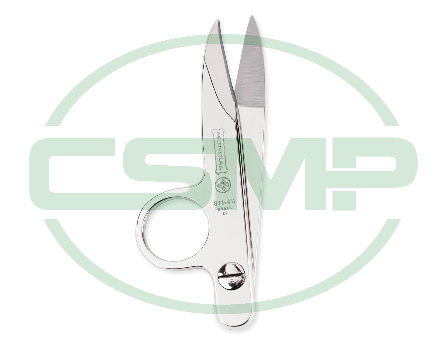 811 4-1/2" CHROMED CURVED THREAD SNIP