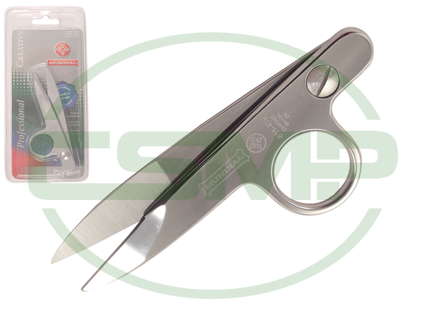 811 4-1/2" CHROMED CURVED THREAD SNIP