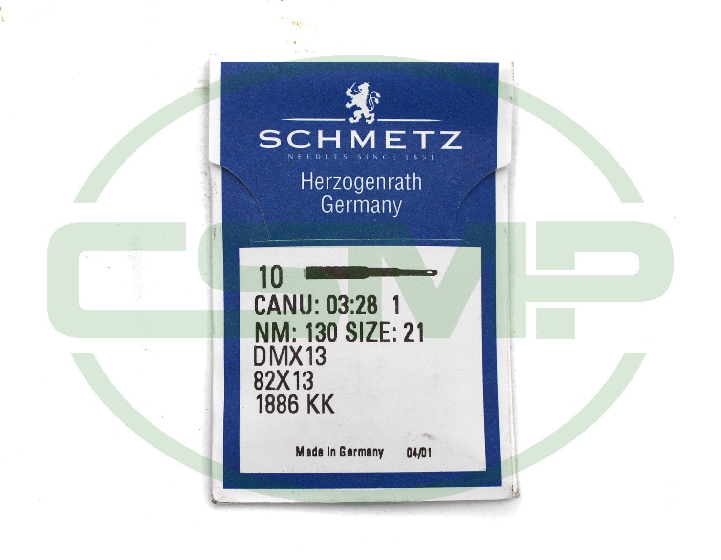 82X13 SIZE 130 PACK OF 10 NEEDLES SCHMETZ