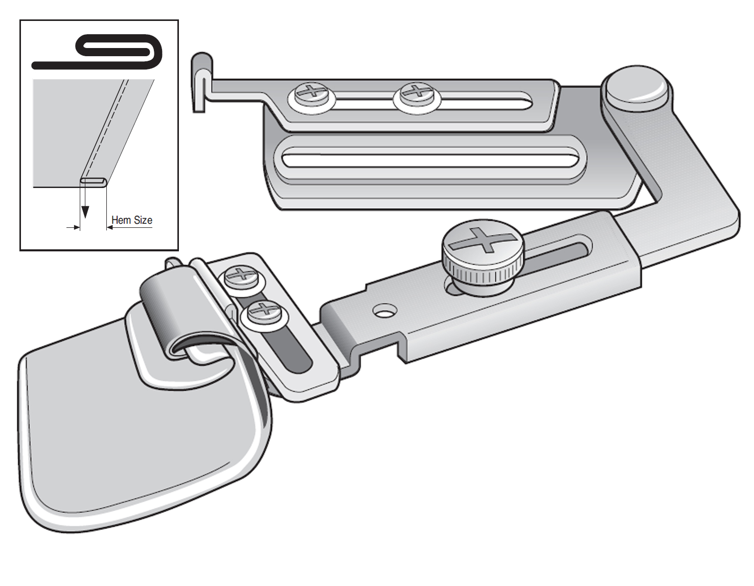 A110STX8MM FULL FOLD HEMMER SUISEI