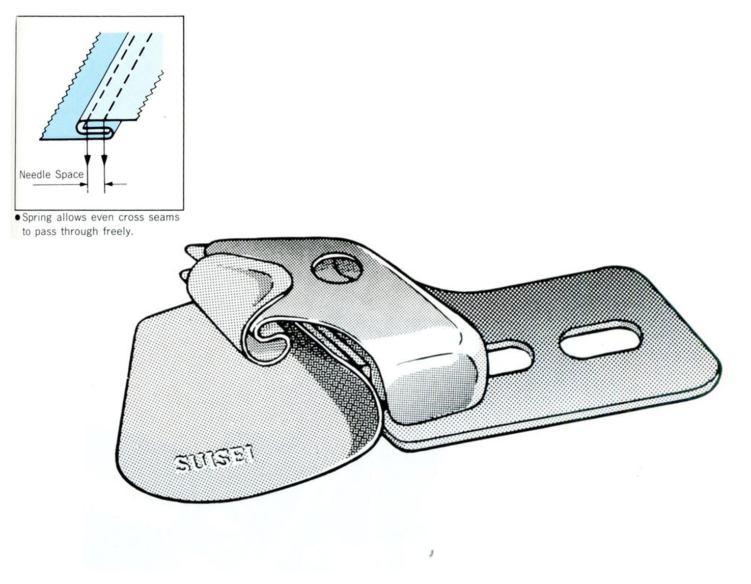 A32X3/16H LAP SEAM FOLDER FLAT BED SUISEI DISCONTINUED