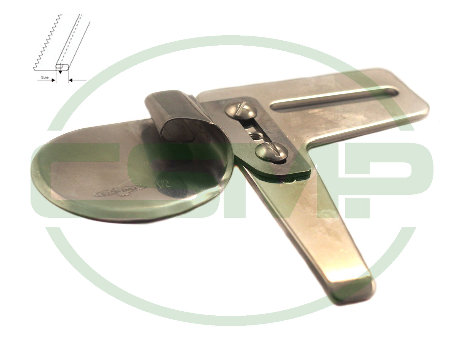 A400X1/16=1.6MM DOUBLE UP TURN HEMMER