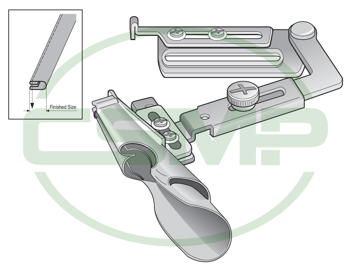 A5SX18-5MM BELT & LOOP FOLDER SUISEI
