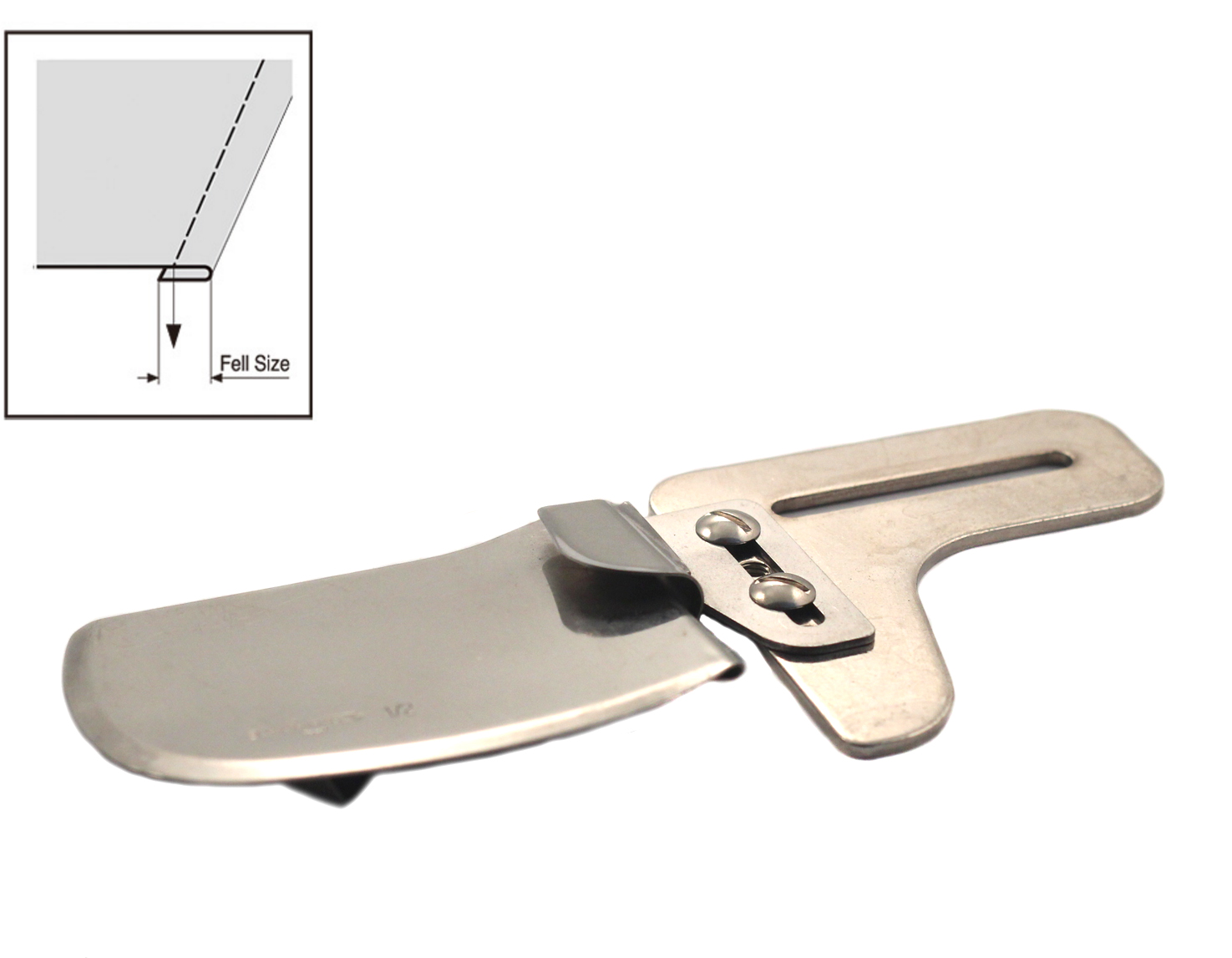A75DX1/8=3MM SINGLE DOWN TURN HEMMER