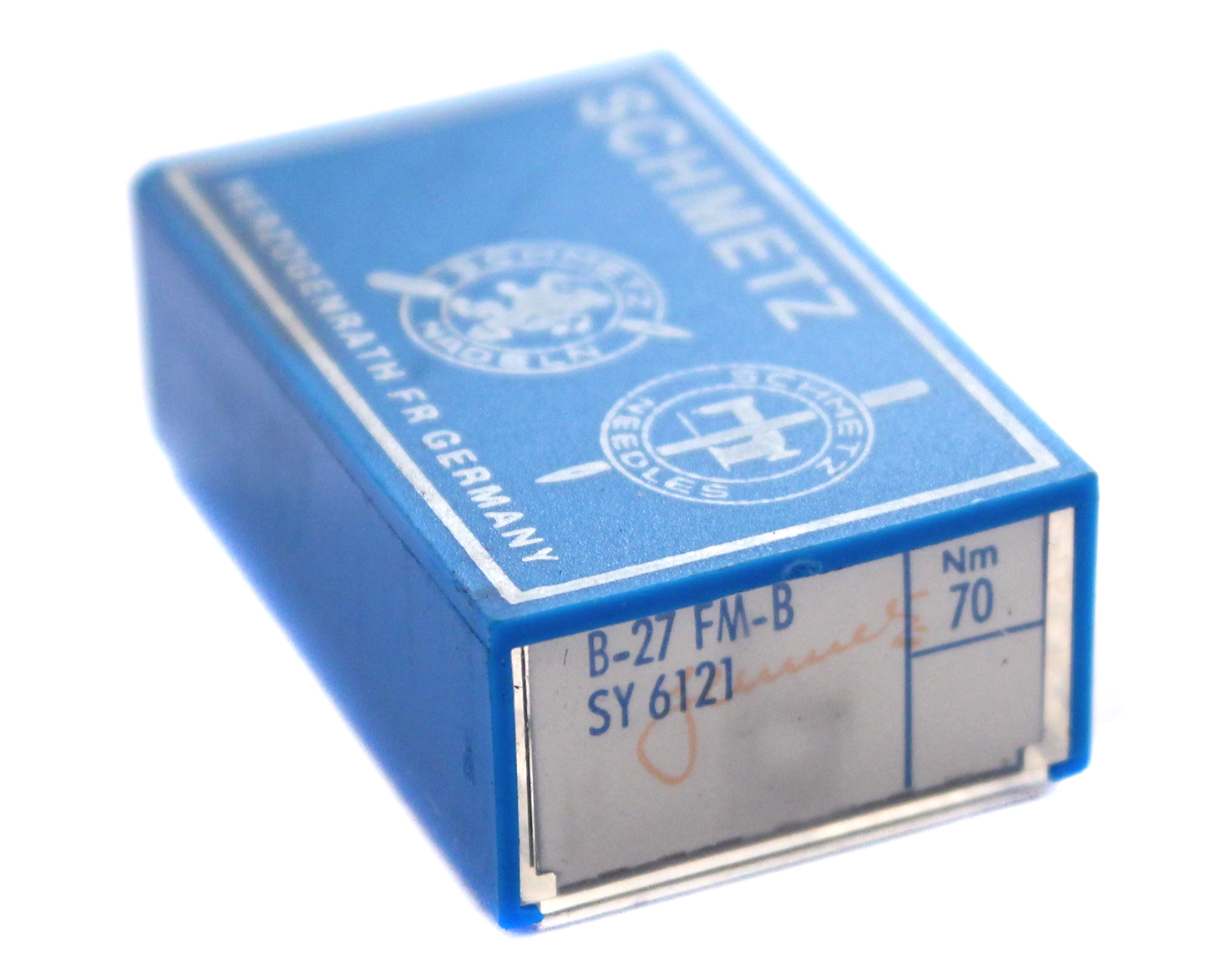 B27FM-B SIZE 70 PACK OF 10 NEEDLES SCHMETZ DISCONTINUED