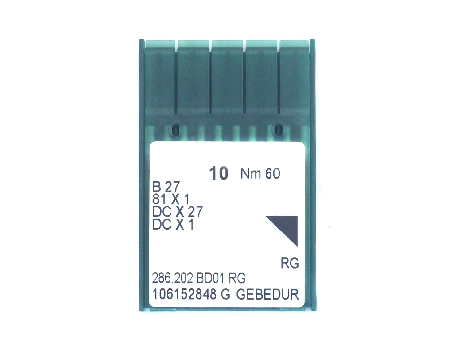 B27GEBEDURX60 GROZ BECKERT PACK OF 10 NEEDLES