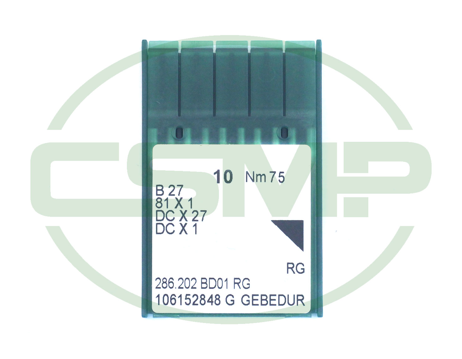 B27GEBEDURX75 GROZ BECKERT PACK OF 10 NEEDLES